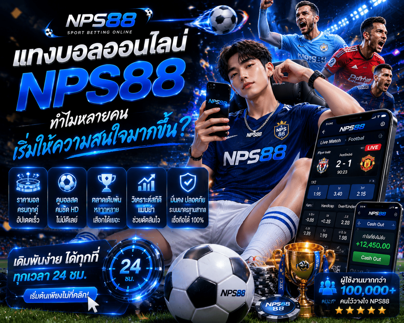 แทงบอลออนไลน์ NPS88 ทำไมหลายคนถึงเริ่มให้ความสนใจมากขึ้น?